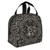Пользовательские майя Хунаб Ку с двуглавой змеей сумка для обеда для мужчин и женщин термохолодильник изолированный ланч-бокс для детей школа