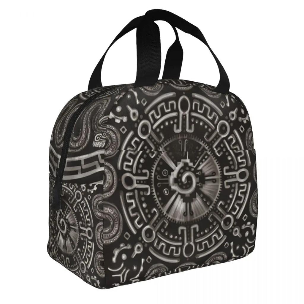 Пользовательские майя Хунаб Ку с двуглавой змеей сумка для обеда для мужчин и женщин термохолодильник изолированный ланч-бокс для детей школа