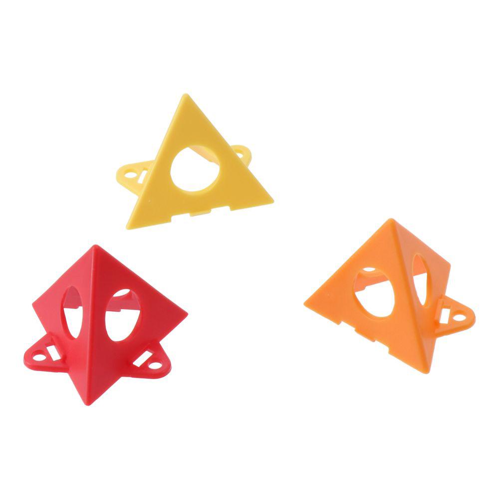 30 шт. Желтые/красные/оранжевые подставки в форме пирамиды Современные/модные подкладки для рисования на открытом воздухе
