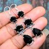 Charming Black Spinel Gemstone Handmade 925 Sterling Silver Jewelry Earring