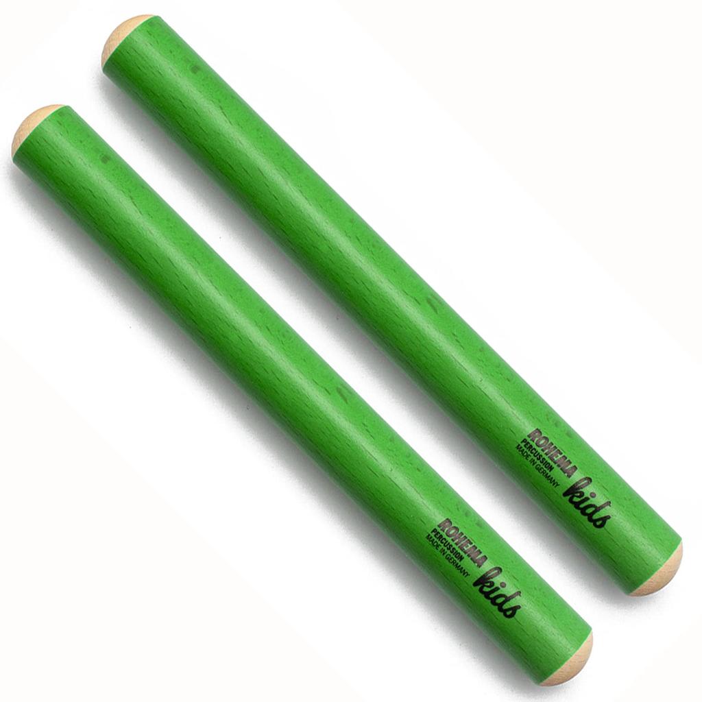 ROHEMA Kids' Percussion Color Claves, 3-Pair Set, 618077