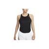 Logo Solid Color Breathable Quick-Dry Tank Top Women Tops Black FN2515-010