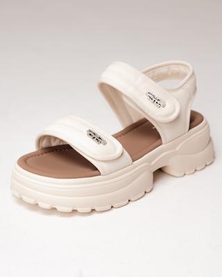 Босоножки на платформе Prima d'Arte 9916 36 бежевые