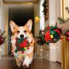 Christmas Dog Toy Ball Grinding Teeth Self-hi Stuffy Artifact Plush Interactive Gnawing Pet Interactive Toy Dog Toys Puppy Toys