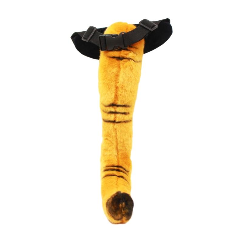 1/2/4Pcs Tigeres Costume Set Tigeres Ears Headband Tail Paw Gloves Kids Halloween Christmas Party Animal Cosplay Costume