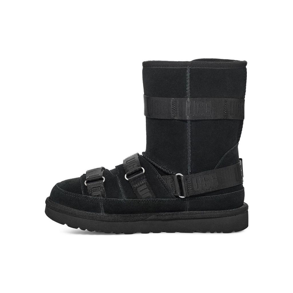 UGG Other Non-Slip Warm Simple Fashion Mid-Calf Snow Boots Women Boots Black 1133470-BLK