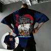 Футболка с аниме One Piece для мужчин и женщин 2026 Лето Хлопок Короткий рукав Футболка с принтом Череп Корабля Уличная одежда Повседневные Топы Манга Графическая футболка