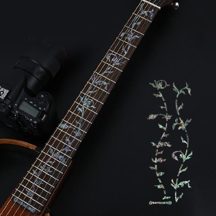 Professional Grade Fretboard Decal Nonslip Adhesive Material Artistic Tree For Frequent Performer Usage
