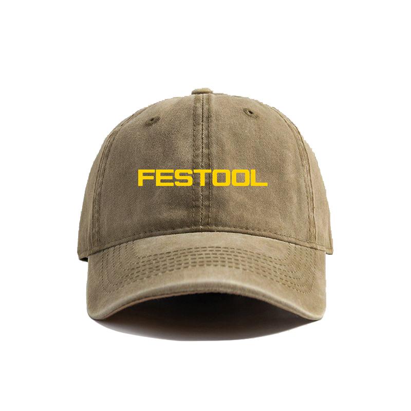 Festool Baseball Cap Distressed Hats Cap Unisex Retro Outdoor Summer Adjustable Hat MZ