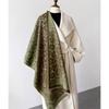 Women Print Cashmere Feel Scarf Shawl Wrap Thick Pashmina Scarf Winter Warm Neckerchief Female Bufanda Tessel Echarpe Blanket