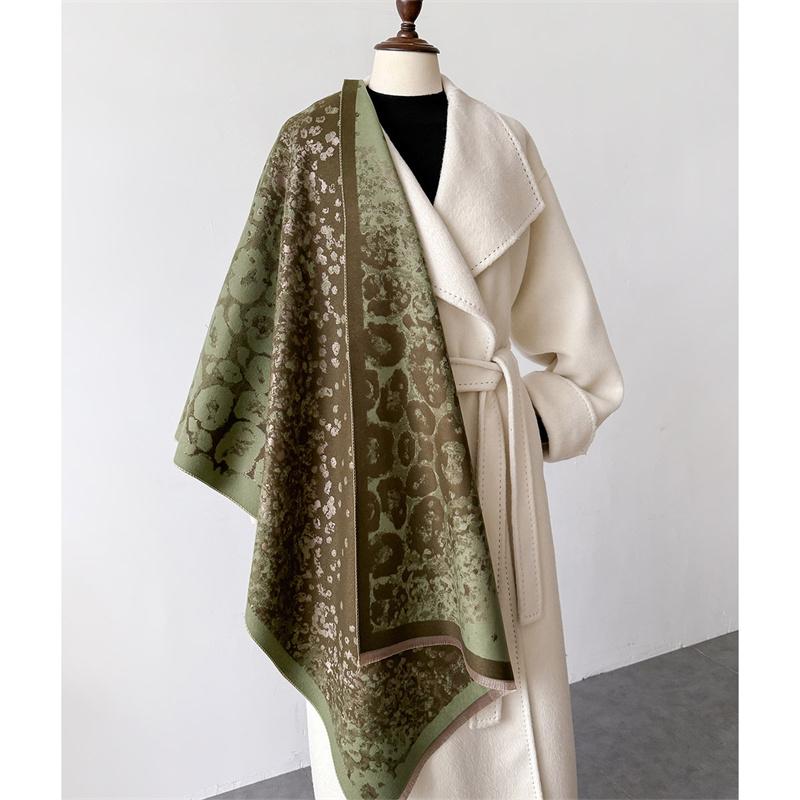 Women Print Cashmere Feel Scarf Shawl Wrap Thick Pashmina Scarf Winter Warm Neckerchief Female Bufanda Tessel Echarpe Blanket