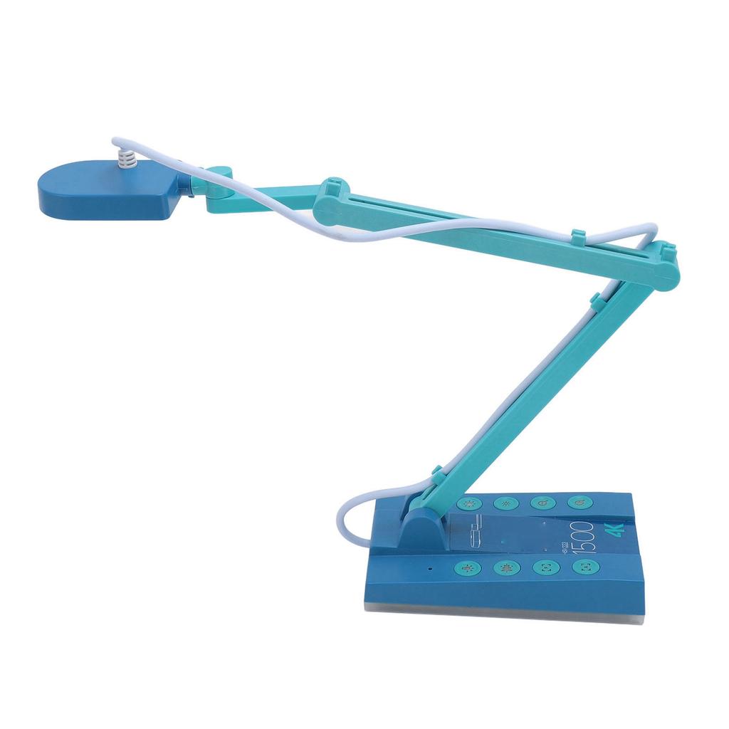 4K USB Document Camera Professional 15MP High Definition USB 2.0 Foldable Document Webcam for Remote Teaching Web