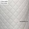 Diamond Lattice Sponge-Backed PVC Leather Fabric for Car Interiors