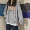 Женская толстовка с капюшоном, дополнительная толщина 2023 года: Свободный корейский стиль для женщин и студентов