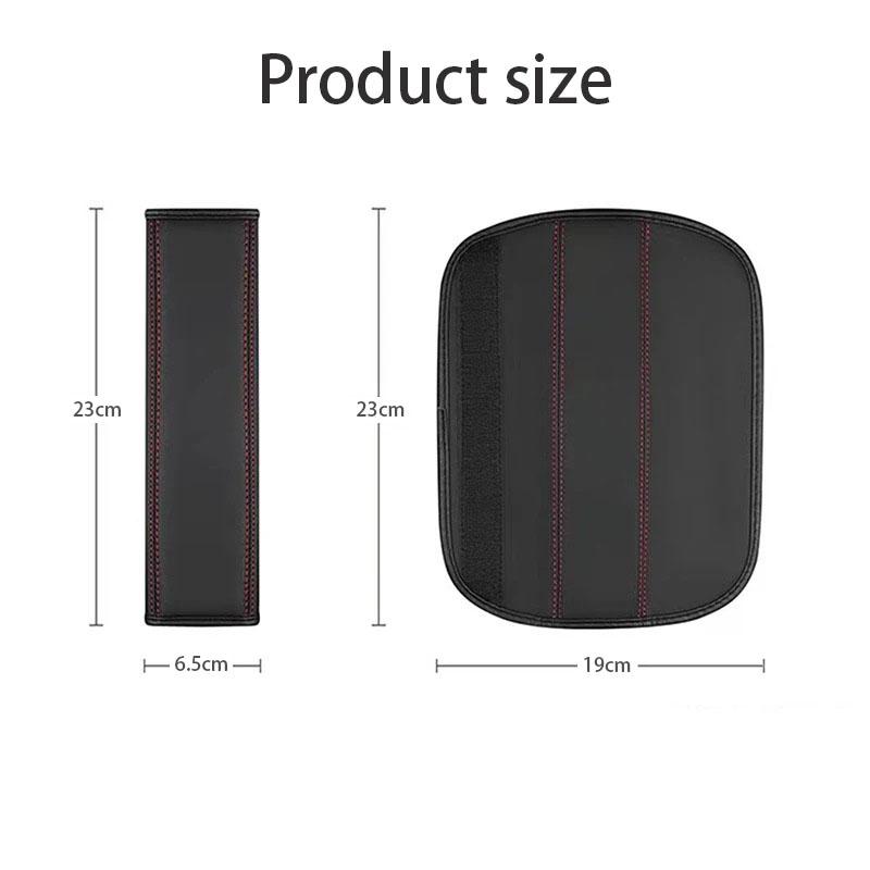 1pcs Leather car seat belt shoulder cover decompression suitable for BMW Mini Cooper Countryman Clubman JCW R56 R55 F55 R50 R53 t5