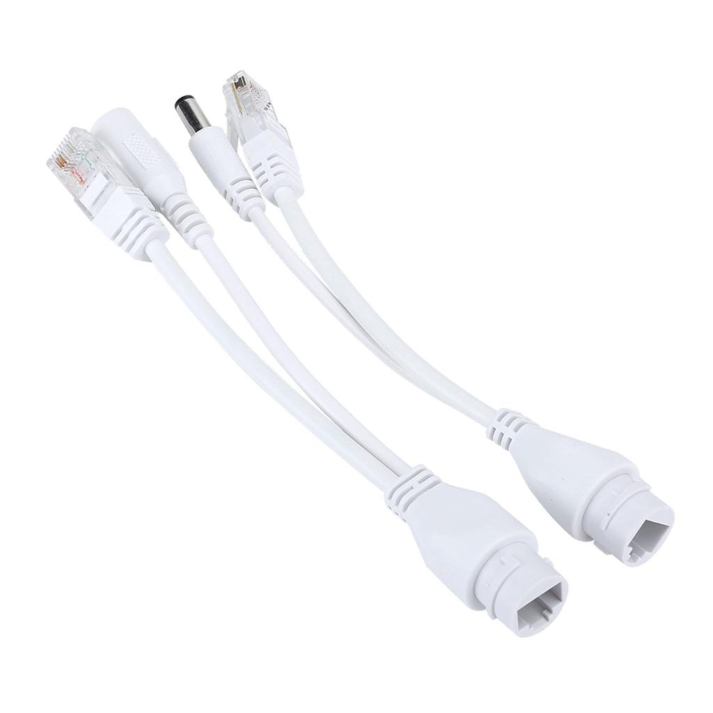 POE-адаптер Кабель Нестандартный Водонепроницаемый Инжектор-сплиттер 12В(белый )