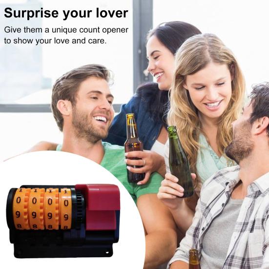 Открывалка для пивных бутылок, настенное устройство для снятия крышек с цифровым счетчиком употребления пива