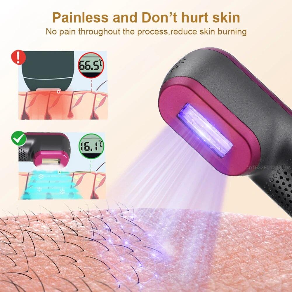 Устройство для удаления волос с интенсивным импульсом, устройство для постоянного удаления волос, безболезненное устройство для удаления волос, устройство для фотонной эпиляции для салонов красоты/дома