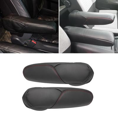 Чехол на подлокотник из искусственной кожи с губкой для Honda CRV CR-V 2007 2008 2009, накладка на ручку подлокотника бокового сиденья водителя и пассажира