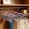 Stainless Steel 20 Clips Sock Drying Rack Non-slip Unmarked Underwear Drying Rack  Indoor