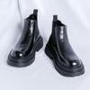 Мужские ботинки Chelsea 2024 года, высококачественные мужские ботинки Slip On, зимние, с круглым носком, на короткой платформе, водонепроницаемые, модные ботинки
