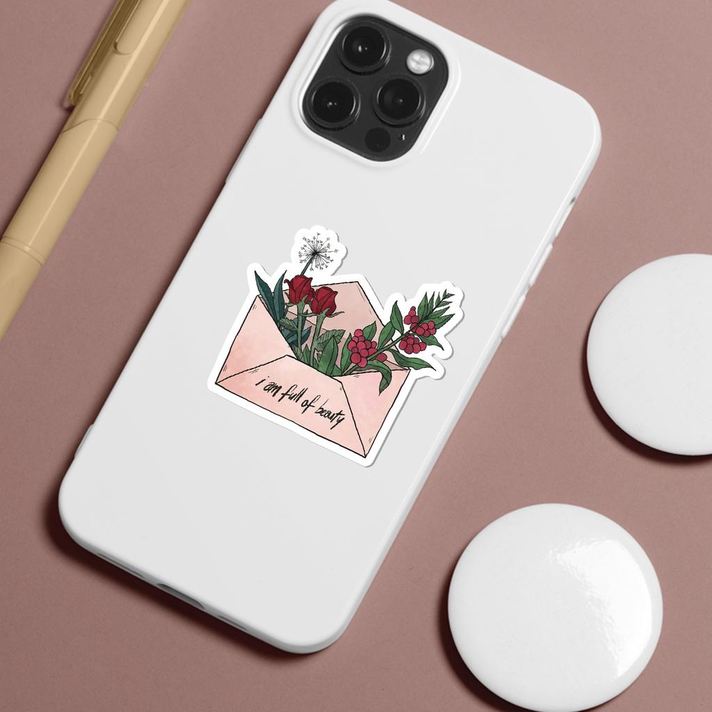 50 Nordic Style Coquette Girl Graffiti Stickers Water Cup Computer Waterproof Decorative Stickers Stationery Stickers