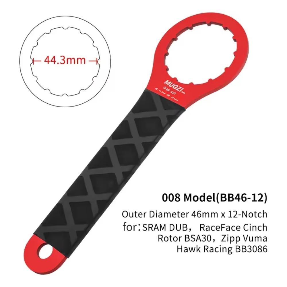 Soft Grib Bottom Brackets Wrench 39/41/44/46/49/52mm Bottom Bracket Tool BB Wrench MTB Bike