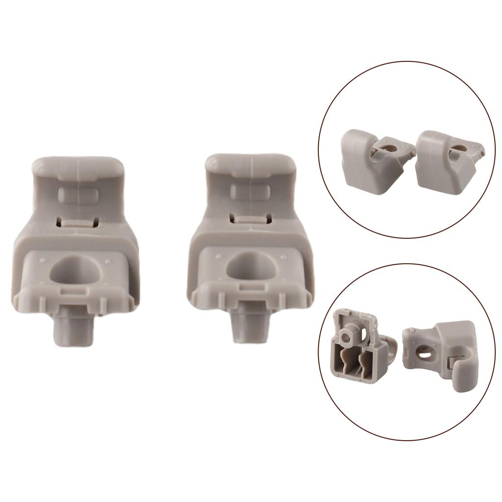 Клипсы для солнцезащитного козырька 2 шт., совершенно новые серые пластиковые винты на крючок для солнцезащитного козырька 1130993-00-A 113099300A 1130993 00 A