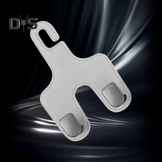 Двойные крючки на спинку автомобильного сиденья, высокая прочность, сильная несущая способность, простая установка, скрытый многофункциональный органайзер для хранения, крючок-вешалка