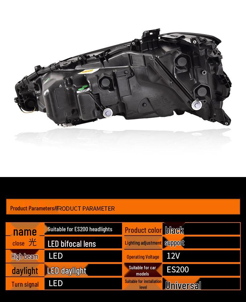 Светодиодная матричная фара Lexus ES 18-24 с тремя линзами в сборе