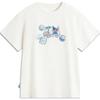 Li Ning X Disney Collaboration Stitch Series Cartoon Anime Round Neck Comfortable Breathable Loose Short Sleeve T-Shirt Women T-Shirt ATSU170-5