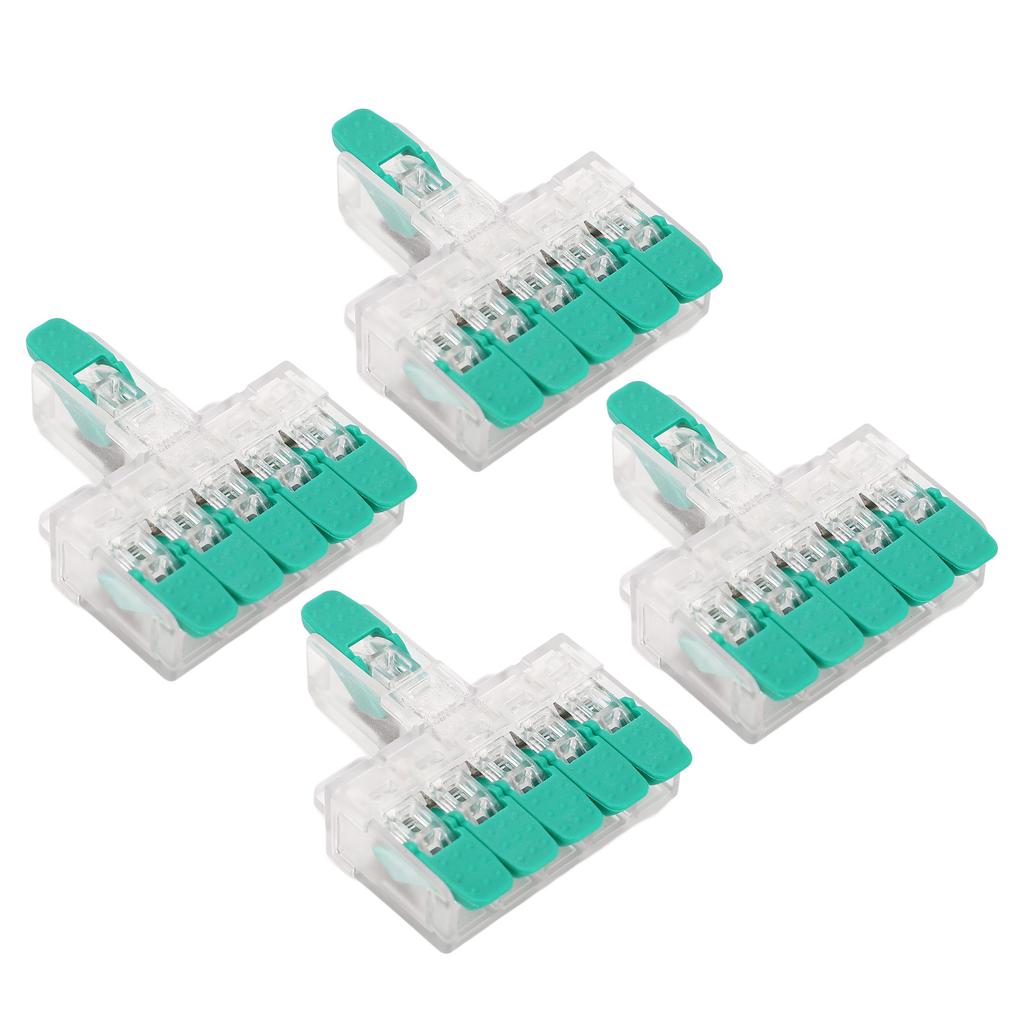 10 шт. 1 в 5 выходов электрический соединитель для сращивания проводов быстрый соединитель для сращивания проводов 41A 450V