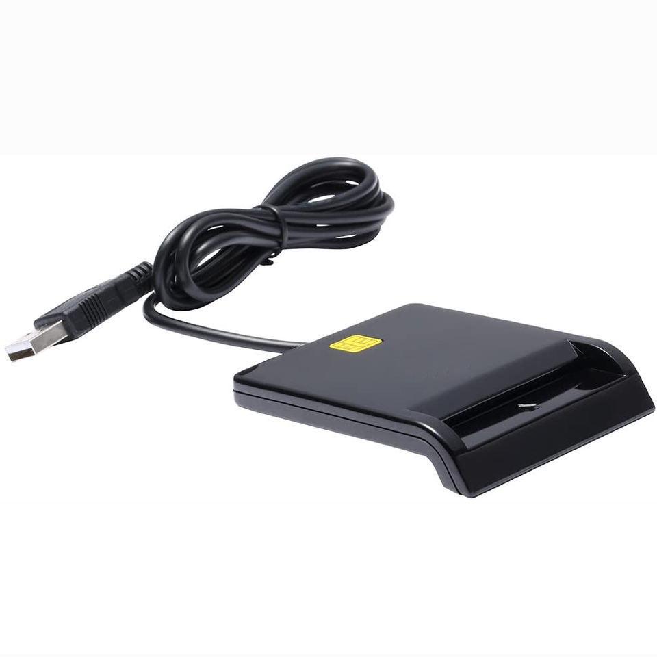 Умный USB 2.0 картридер/записывающее устройство для банковских карт, карт банкоматов, налоговой отчетности, CAC, DNI и удостоверений личности.