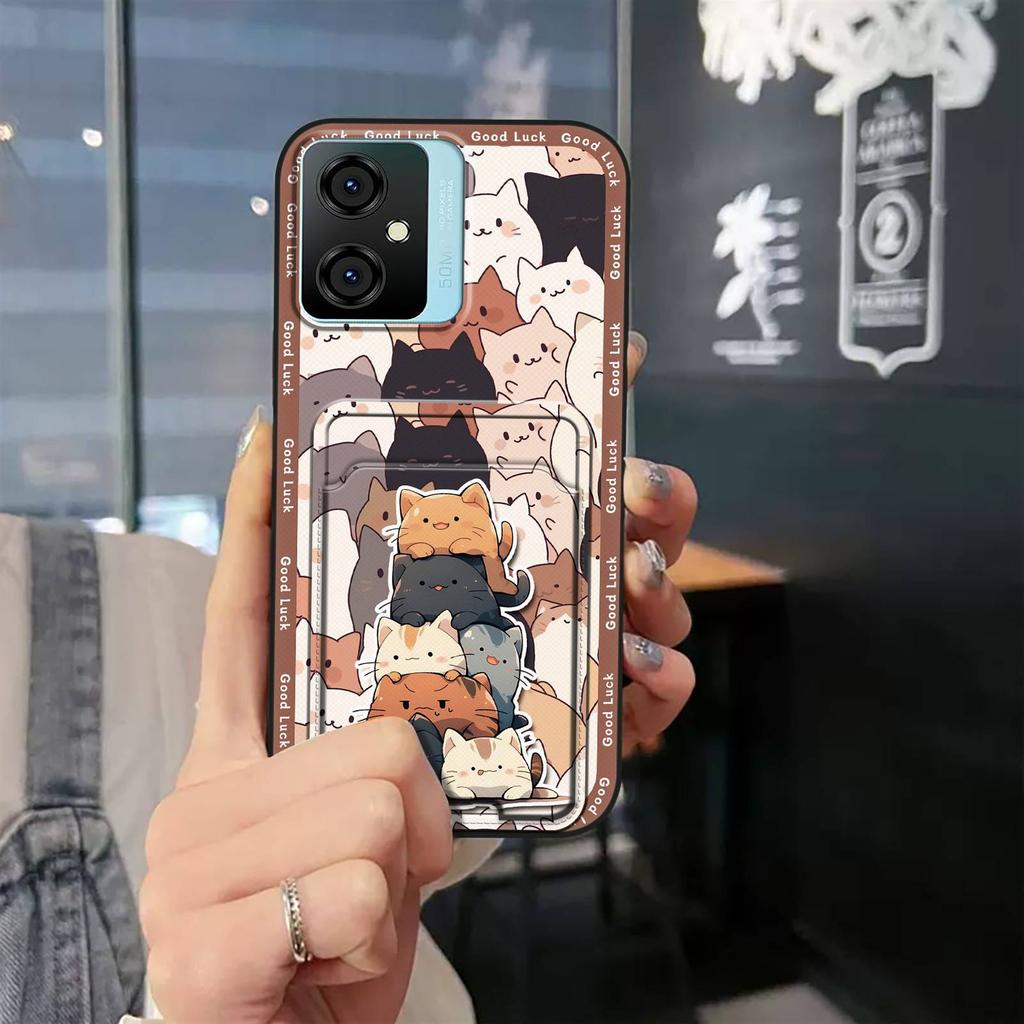 Soft Case Graffiti Phone Case For Blackview Oscal C70 Waterproof Dirt-resistant Card Sleeve Full Wrap Anti-knock TPU