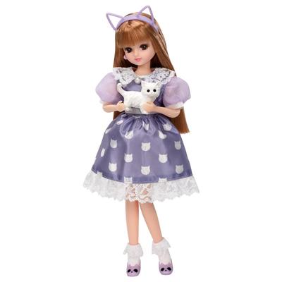 TAKARA TOMY Платье I Love Cats Play Toy Ages Licca-chan LW-16 Dress-up 3+