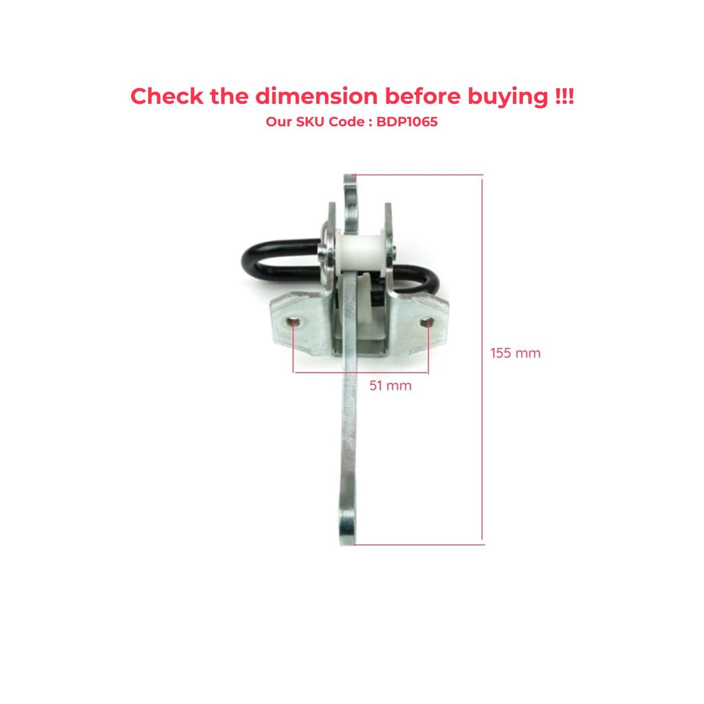 BDP1065-1 2 Pieces Front Left AND Right Door Catch Hinge Brake Stop Check Strap Limiter Lever Arm for BMW 5 Series E34 7 Series E32 51218155698