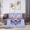 Eyelash Cartoon Eyelashes Blankets Fleece Spring/Autumn  Portable Super Warm Throw Blanket for Bedding Outdoor Bedspreads