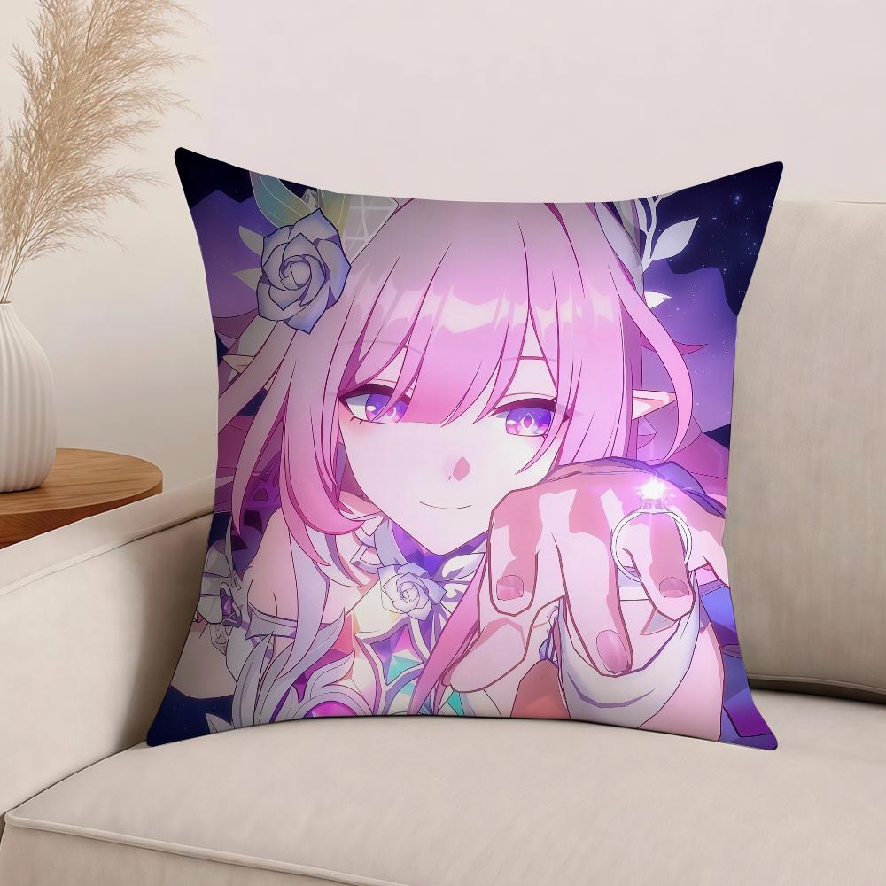 Игра Honkai Star Rail Чехол для подушки Cyrene Офисные подушки Подходят для дивана Автомобиля Спальни Декоративный чехол для подушки