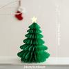 WTEMPO Christmas Decorations Christmas Tree Hanging Pendents with Ropes DIY Desktop Ornaments Christmas Origami Decoration Scene Setting Props