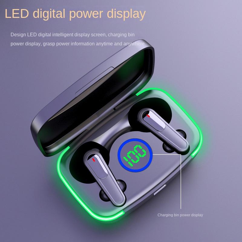 Беспроводная Bluetooth-гарнитура-вкладыш с Power Bank TWS Stereo HD Цифровой дисплей 5.3