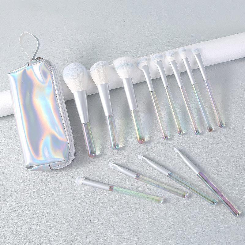 Профессиональный набор кистей для макияжа из 12 предметов, набор кистей премиум-класса из синтетического веганского материала для растушевки пудры, тонального крема, консилера, румян и теней для век, не тестируется на животных