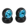 4PCS RC Drift Tires Aluminum Alloy RC Tires and Wheels Set for Wltoys K989 K969 P939 28413 1 28 RC Cars Blue