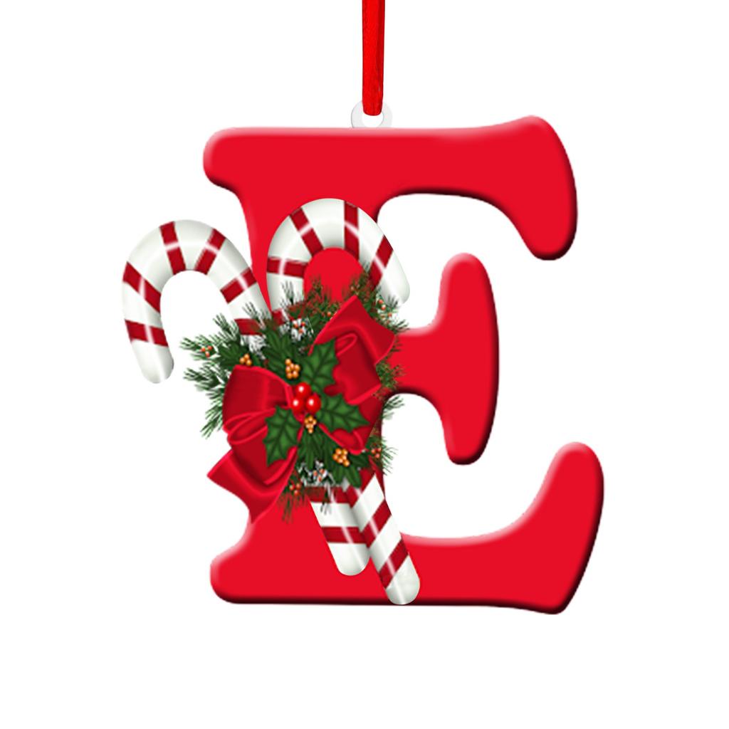 26 Letter Christmas Tree Hanging Personalized Christmas Letter Decoration