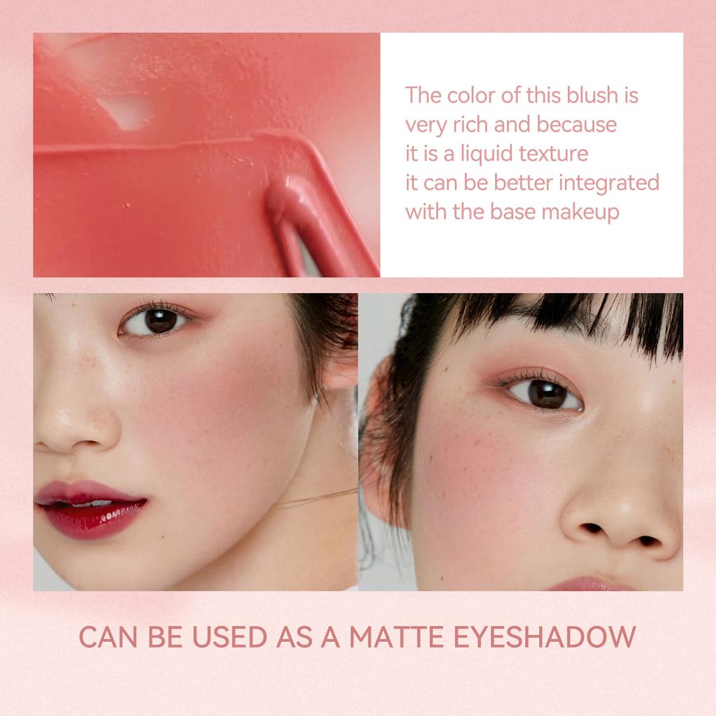 Liquid Blush Natural Blush Powder Easy To Apply Lip Cheek Blush