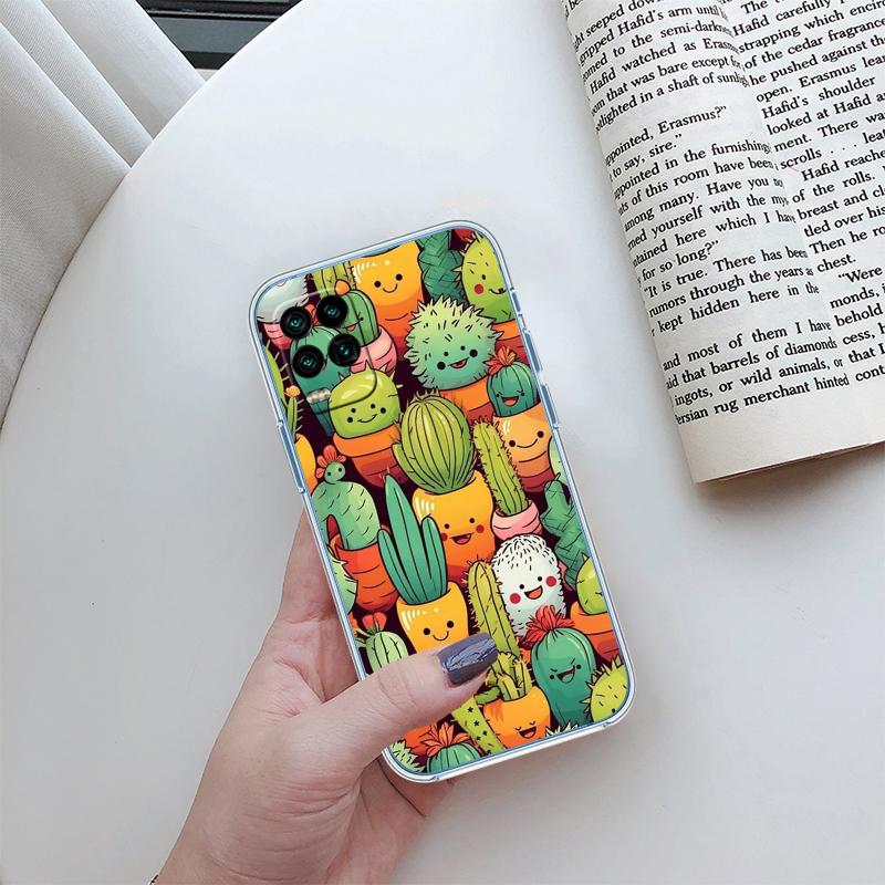 BH48 Watercolour Cacti Succulent Phone Case for Motorola Moto Edge 20 30 40 50 S30 Fusion Ultra Pro Neo Lite + G200 G23