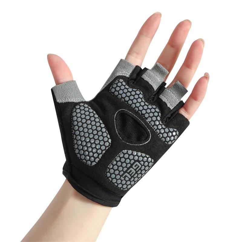 Breathable Non-Slip Half-Finger Cycling Gloves for Men & Women - Wear-Resistant, Sun Protection, Fitness & Outdoor Sports