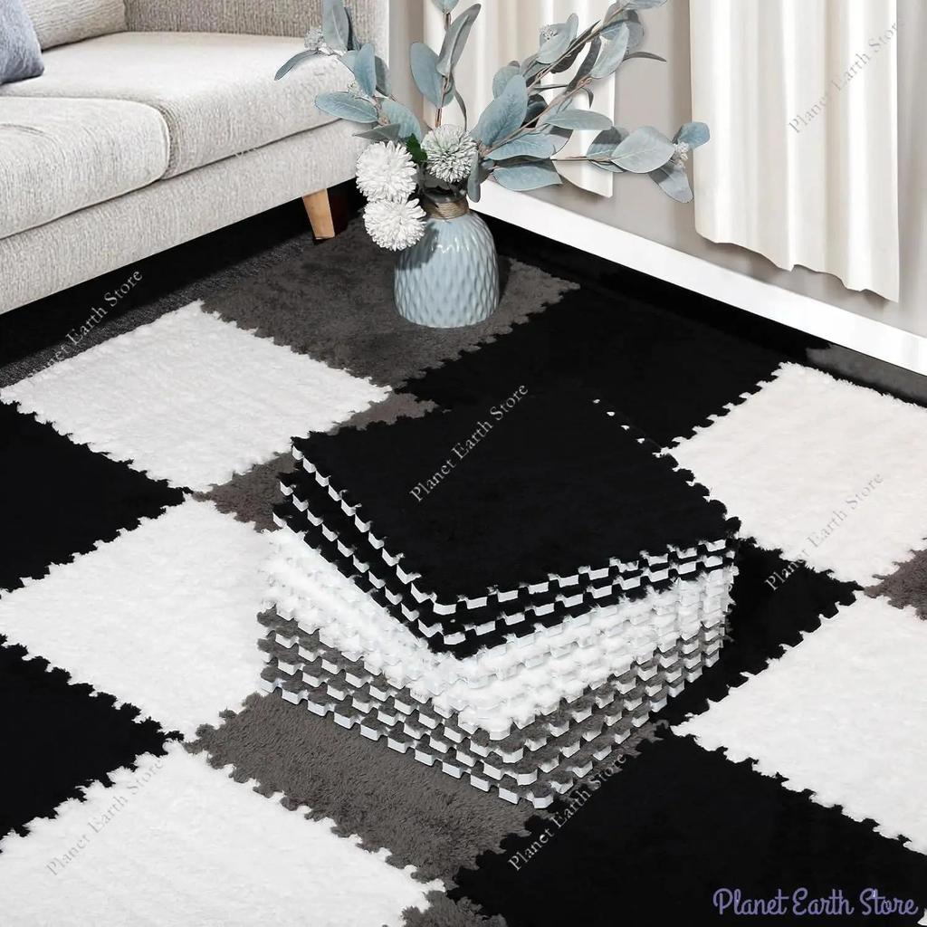 Winter Children's Room Activity Mat Baby Household Non-slip Crawling Mat Eva Foam Puzzle Carpet Keep Warm Playmat