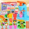 Wheat Clay Burger & Ice Cream Maker DIY Play-Doh Toy Set for Kids Ages 6+