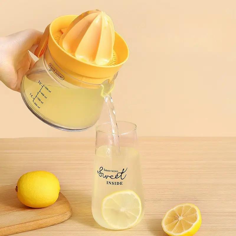 Small Household Hand-crank Juicer Manual Fruit Juicer Orange Lemon Juicer Fruit Residue Separator
