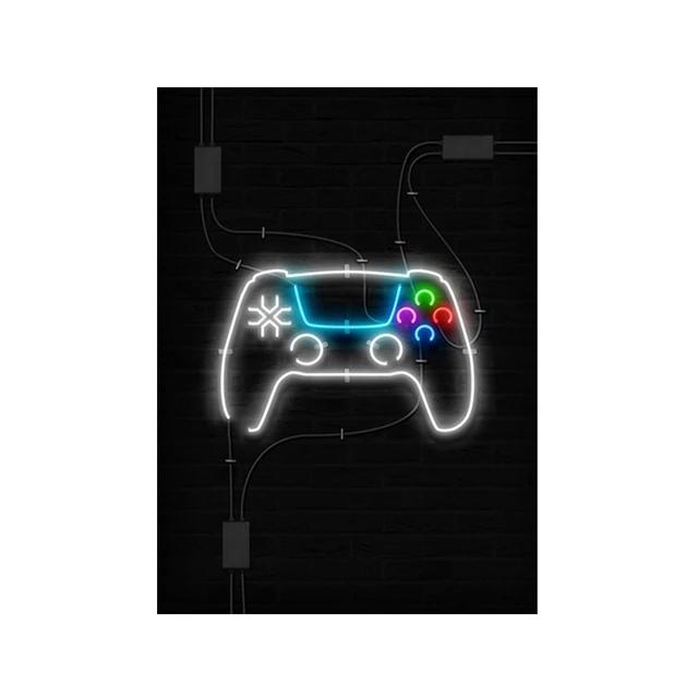 Холст Картины Игра Игровая Комната Геймпад Абстрактные Постеры и Принты Настенное Искусство Картинки Подарок Геймеру для Мальчиков Декор Детской Комнаты